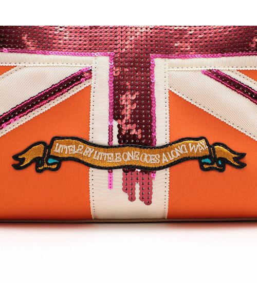 Accesoires De Mademoiselle / アクセソワ・ドゥ・マドモワゼル トートバッグ | マジックライト/ユニオンジャックキューブトート25cm | 詳細12