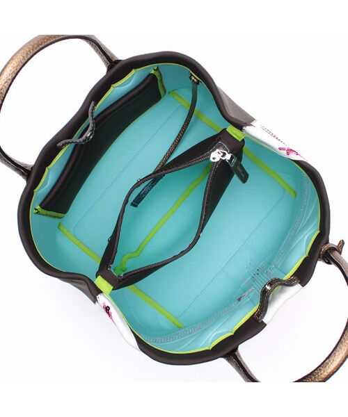 Accesoires De Mademoiselle / アクセソワ・ドゥ・マドモワゼル トートバッグ | マジックライト/ユニオンジャックキューブトート25cm | 詳細15