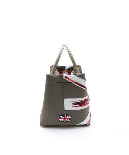 Accesoires De Mademoiselle / アクセソワ・ドゥ・マドモワゼル トートバッグ | マジックライト/ユニオンジャックキューブトート25cm | 詳細24