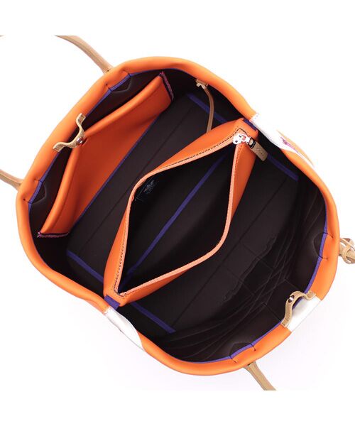 Accesoires De Mademoiselle / アクセソワ・ドゥ・マドモワゼル トートバッグ | マジックライト/ユニオンジャックキューブトート34cm | 詳細8