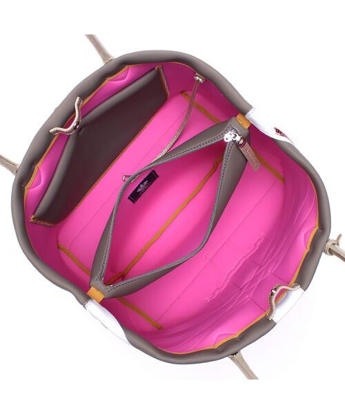 Accesoires De Mademoiselle / アクセソワ・ドゥ・マドモワゼル トートバッグ | マジックライト/ユニオンジャックキューブトート34cm | 詳細22