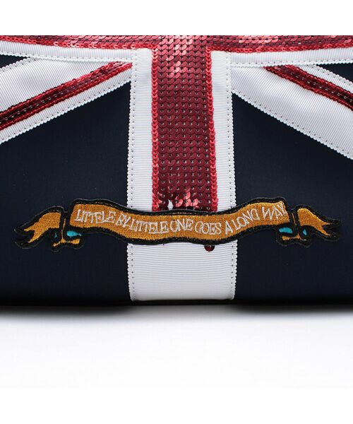 Accesoires De Mademoiselle / アクセソワ・ドゥ・マドモワゼル トートバッグ | マジックライト/ユニオンジャックキューブトート34cm | 詳細26