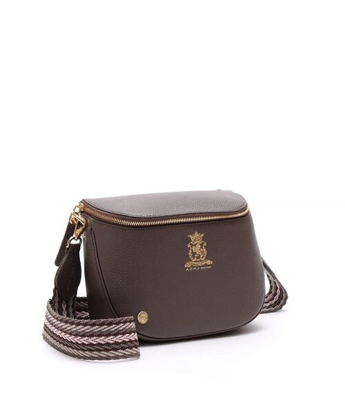 Accesoires De Mademoiselle/アクセソワ・ドゥ・マドモワゼル シュリンクレザークロスボディバッグ AKASUMI フリー Accesoires De Mademoiselle/アクセソワ・ドゥ・マドモワゼル シュリンクレザークロスボディバッグ AKASUMI フリー