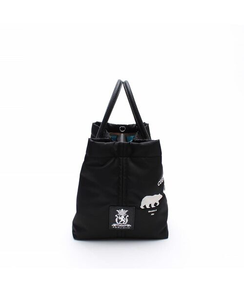 Accesoires De Mademoiselle / アクセソワ・ドゥ・マドモワゼル トートバッグ | デービス/キューブトート25cm(Dカン＋)　BLACK | 詳細3