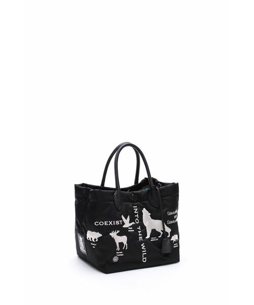 Accesoires De Mademoiselle / アクセソワ・ドゥ・マドモワゼル トートバッグ | デービス/キューブトート25cm(Dカン＋)　BLACK（BLACK）