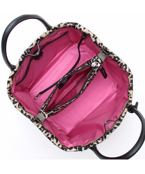 Accesoires De Mademoiselle / アクセソワ・ドゥ・マドモワゼル トートバッグ | デービス/キューブトート25cm(Dカン＋)　BLACK | 詳細6