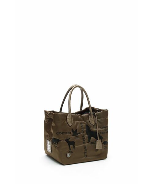 Accesoires De Mademoiselle / アクセソワ・ドゥ・マドモワゼル トートバッグ | デービス/キューブトート25cm(Dカン＋)　BLACK（BAMBOO）