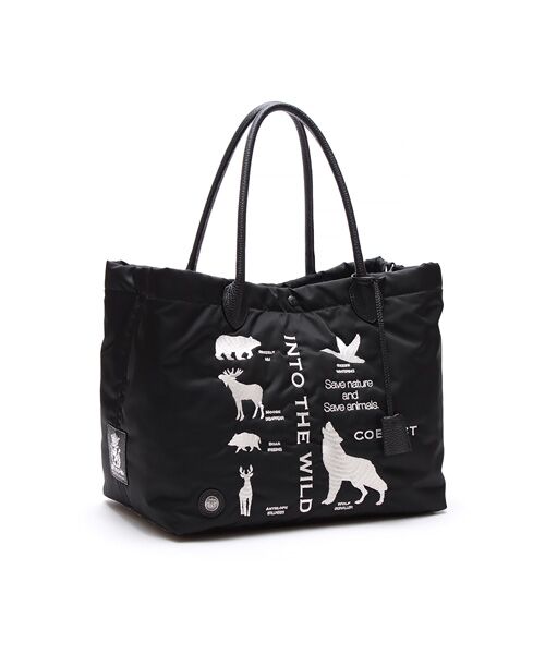 Accesoires De Mademoiselle / アクセソワ・ドゥ・マドモワゼル トートバッグ | デービス/キューブトート34cm(Dカン＋)（BLACK）