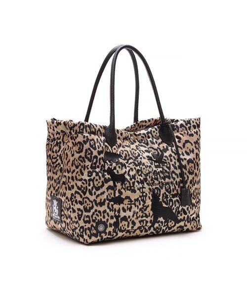 Accesoires De Mademoiselle / アクセソワ・ドゥ・マドモワゼル トートバッグ | デービス/キューブトート34cm(Dカン＋)（LEOPARD）