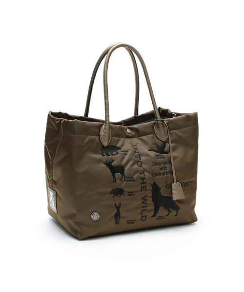 Accesoires De Mademoiselle / アクセソワ・ドゥ・マドモワゼル トートバッグ | デービス/キューブトート34cm(Dカン＋)（BAMBOO）