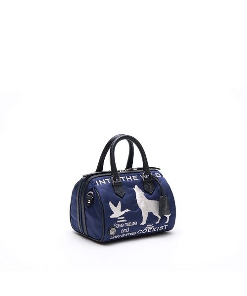 Accesoires De Mademoiselle / アクセソワ・ドゥ・マドモワゼル ボストンバッグ | デービス/ダッフルバッグS(Dカン+)(NAVY)