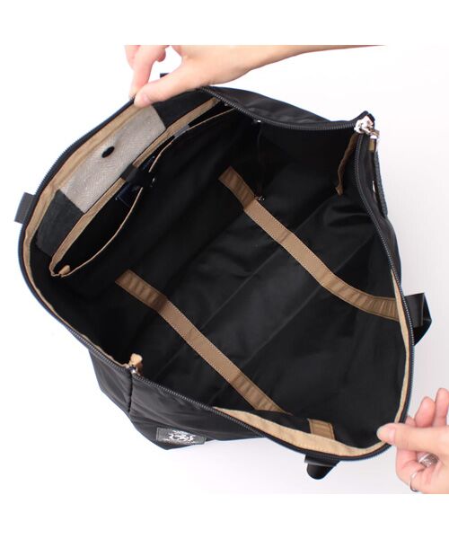 Accesoires De Mademoiselle / アクセソワ・ドゥ・マドモワゼル トートバッグ | デービス/オリタタミバッグL | 詳細1