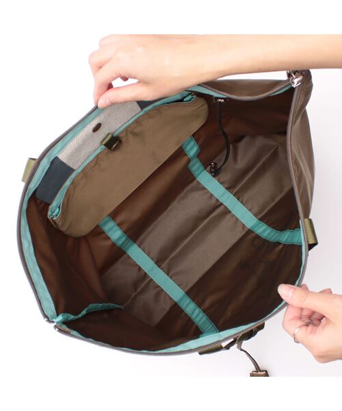 Accesoires De Mademoiselle / アクセソワ・ドゥ・マドモワゼル トートバッグ | デービス/オリタタミバッグL | 詳細11