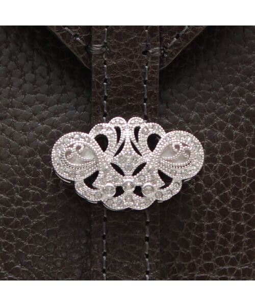 Accesoires De Mademoiselle / アクセソワ・ドゥ・マドモワゼル トートバッグ | ボックスラックス/ノーブルファスナートート25cm(Dカン＋) | 詳細4