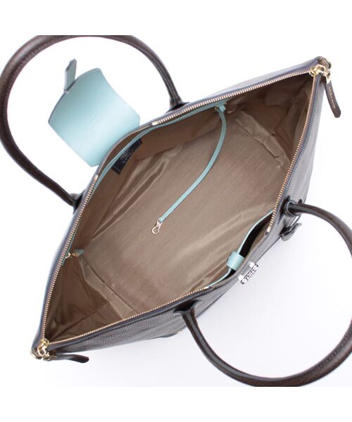 Accesoires De Mademoiselle / アクセソワ・ドゥ・マドモワゼル トートバッグ | ボックスラックス/ノーブルファスナートート34cm(Dカン＋) | 詳細1