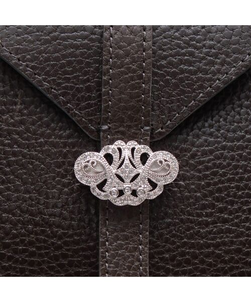 Accesoires De Mademoiselle / アクセソワ・ドゥ・マドモワゼル トートバッグ | ボックスラックス/ノーブルファスナートート34cm(Dカン＋) | 詳細4