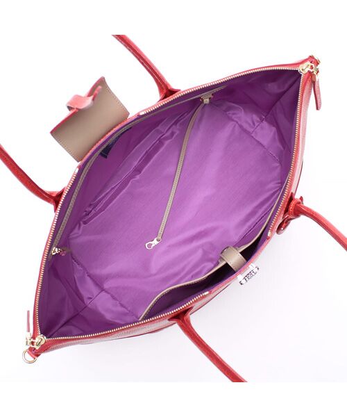 Accesoires De Mademoiselle / アクセソワ・ドゥ・マドモワゼル トートバッグ | ボックスラックス/ノーブルファスナートート34cm(Dカン＋) | 詳細7