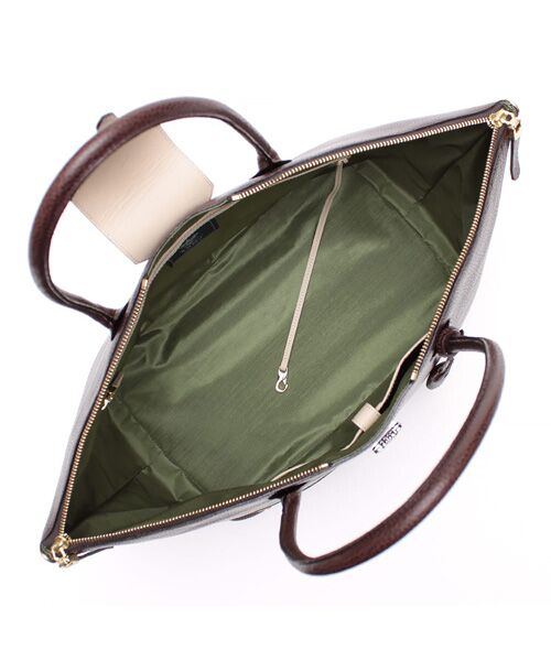 Accesoires De Mademoiselle / アクセソワ・ドゥ・マドモワゼル トートバッグ | ボックスラックス/ノーブルファスナートート34cm(Dカン＋) | 詳細19