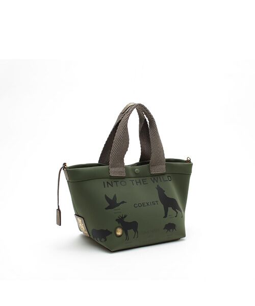 Accesoires De Mademoiselle / アクセソワ・ドゥ・マドモワゼル トートバッグ | マジックライト/デイリートート25cm(Dカン+)(KHAKI,L)