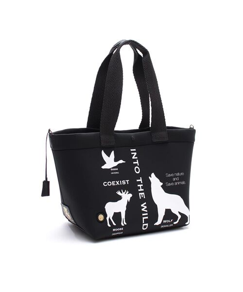 Accesoires De Mademoiselle / アクセソワ・ドゥ・マドモワゼル トートバッグ | マジックライト/キューブトート21cm(Dカン＋)（NEGRO,A）