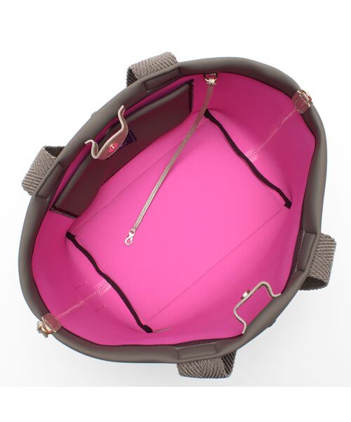 Accesoires De Mademoiselle / アクセソワ・ドゥ・マドモワゼル トートバッグ | マジックライト/キューブトート21cm(Dカン＋) | 詳細11