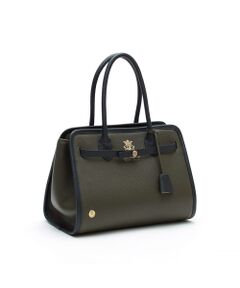 Accesoires De Mademoiselle / アクセソワ・ドゥ・マドモワゼル トートバッグ | モーツァルト/バイカラーヘリ巻きトート31cm(Dカン＋)