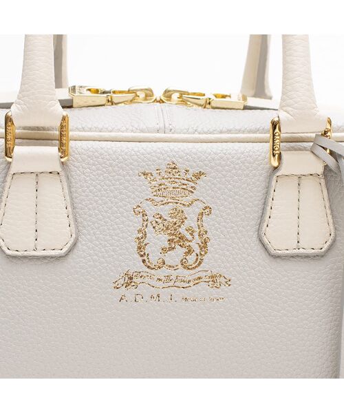 Accesoires De Mademoiselle / アクセソワ・ドゥ・マドモワゼル ショルダーバッグ | モーツァルト/バイカラーボストン25cm(ショルダーストラップ付) | 詳細9