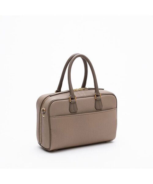 Accesoires De Mademoiselle / アクセソワ・ドゥ・マドモワゼル ショルダーバッグ | モーツァルト/バイカラーボストン25cm(ショルダーストラップ付) | 詳細12