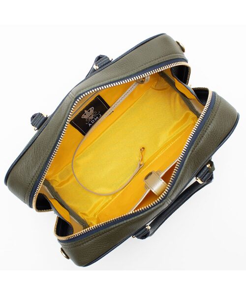 Accesoires De Mademoiselle / アクセソワ・ドゥ・マドモワゼル ショルダーバッグ | モーツァルト/バイカラーボストン25cm(ショルダーストラップ付) | 詳細16