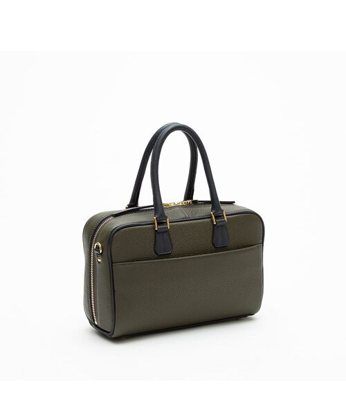 Accesoires De Mademoiselle / アクセソワ・ドゥ・マドモワゼル ショルダーバッグ | モーツァルト/バイカラーボストン25cm(ショルダーストラップ付) | 詳細17