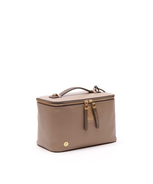 Accesoires De Mademoiselle / アクセソワ・ドゥ・マドモワゼル ハンドバッグ | モーツァルト/バイカラーバニティバッグ24cm(Dカン+)(CARAMEL×MALTES)