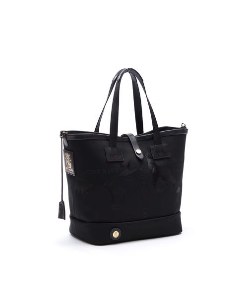 Accesoires De Mademoiselle / アクセソワ・ドゥ・マドモワゼル トートバッグ | オフィサー/クルーザートート25cm(Dカン＋)（BLACK）