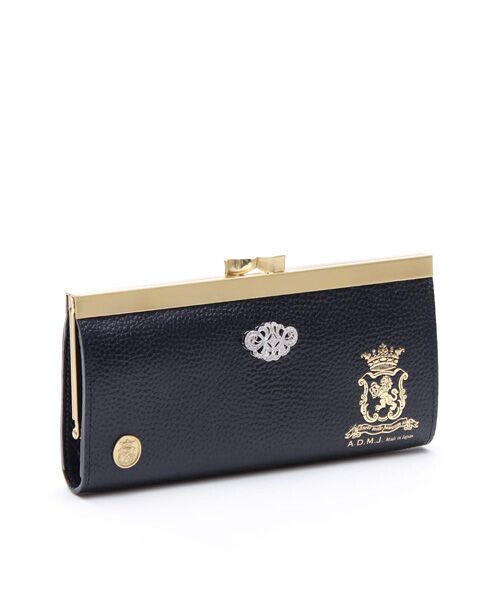 Accesoires De Mademoiselle / アクセソワ・ドゥ・マドモワゼル 財布・コインケース・マネークリップ | ボックスラックス/アールデコガマグチウォレット（NAVY）