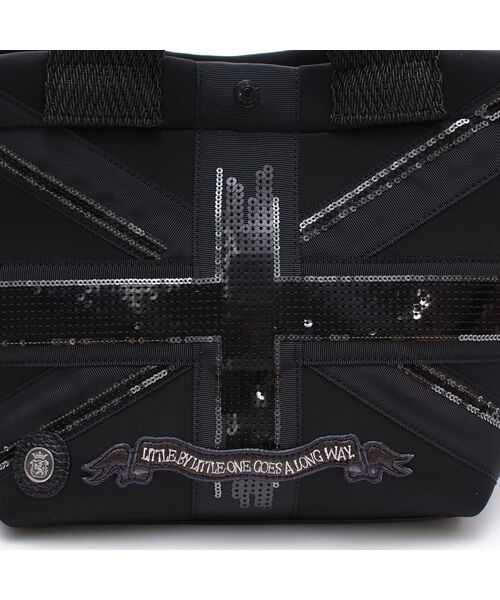 Accesoires De Mademoiselle / アクセソワ・ドゥ・マドモワゼル トートバッグ | マジックライト/ユニオンジャックデイリートート25cm(Dカン+) | 詳細4