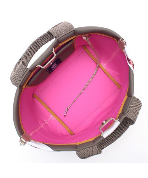 Accesoires De Mademoiselle / アクセソワ・ドゥ・マドモワゼル トートバッグ | マジックライト/ユニオンジャックデイリートート25cm(Dカン+) | 詳細12