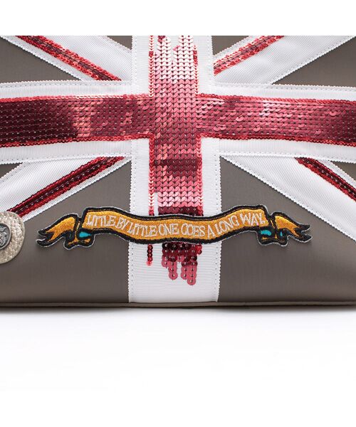 Accesoires De Mademoiselle / アクセソワ・ドゥ・マドモワゼル トートバッグ | マジックライト/ユニオンジャックデイリートート25cm(Dカン+) | 詳細15