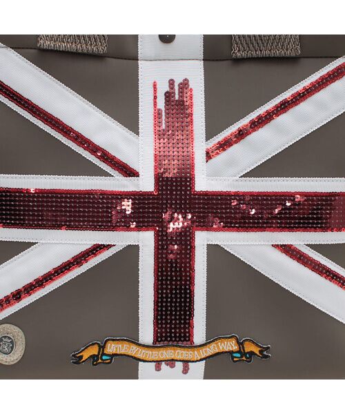 Accesoires De Mademoiselle / アクセソワ・ドゥ・マドモワゼル トートバッグ | マジックライト/ユニオンジャックデイリートート32cm(Dカン+) | 詳細14