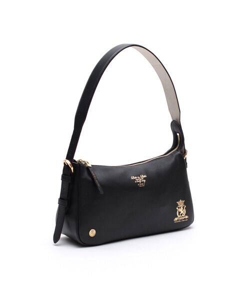 Accesoires De Mademoiselle / アクセソワ・ドゥ・マドモワゼル ショルダーバッグ | クラシックアニルブリロ/ソフトワンショルダー31cm（BLACK）