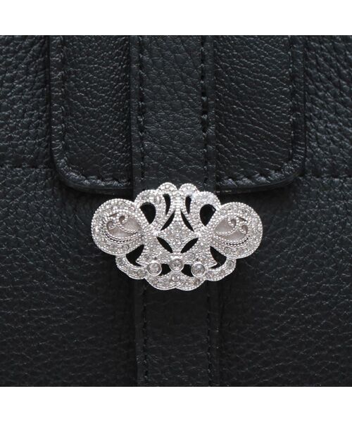 Accesoires De Mademoiselle / アクセソワ・ドゥ・マドモワゼル トートバッグ | クラシックアニルブリロ/アールデコバケットトート25cm(Dカン+) | 詳細4