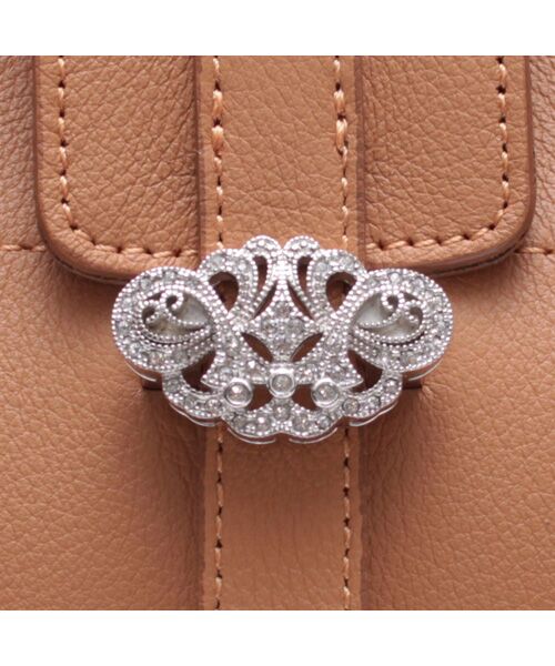 Accesoires De Mademoiselle / アクセソワ・ドゥ・マドモワゼル トートバッグ | クラシックアニルブリロ/アールデコバケットトート25cm(Dカン+) | 詳細14