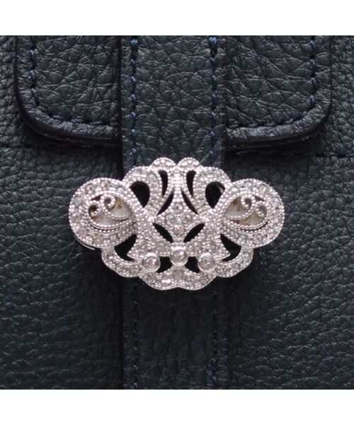 Accesoires De Mademoiselle / アクセソワ・ドゥ・マドモワゼル トートバッグ | クラシックアニルブリロ/アールデコバケットトート25cm(Dカン+) | 詳細19