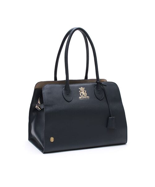 Accesoires De Mademoiselle / アクセソワ・ドゥ・マドモワゼル トートバッグ | クラシックアニルブリロ/サイドバックルトート34cm(Dカン+)（MARINO）