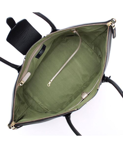 Accesoires De Mademoiselle / アクセソワ・ドゥ・マドモワゼル トートバッグ | クラシックアニルブリロ/ノーブルファスナートート34cm(Dカン+) | 詳細1