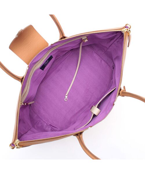 Accesoires De Mademoiselle / アクセソワ・ドゥ・マドモワゼル トートバッグ | クラシックアニルブリロ/ノーブルファスナートート34cm(Dカン+) | 詳細11