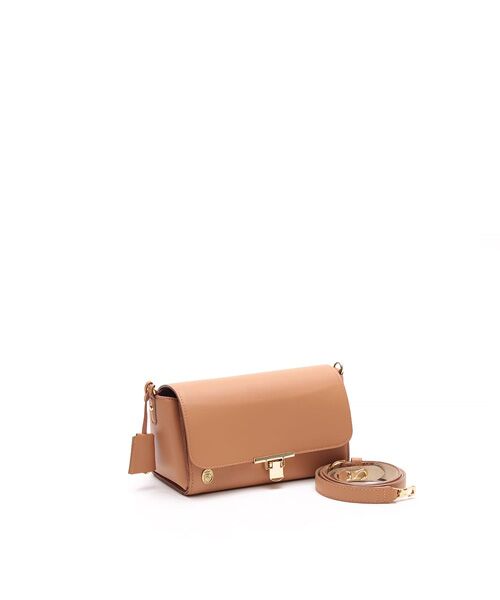 Accesoires De Mademoiselle / アクセソワ・ドゥ・マドモワゼル ショルダーバッグ | クラシックアニルブリロ/ラウンドクラッチショルダー（TAN）