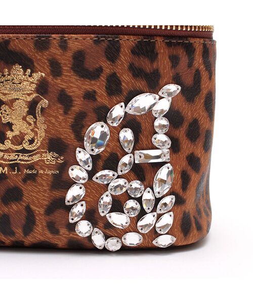 Accesoires De Mademoiselle / アクセソワ・ドゥ・マドモワゼル ショルダーバッグ | フィバナイラ/スワロ付バニティバッグ18cm(ショルダーストラップ付) | 詳細5