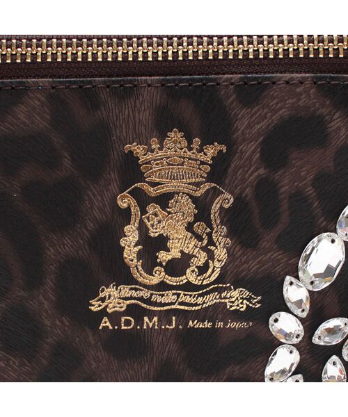 Accesoires De Mademoiselle / アクセソワ・ドゥ・マドモワゼル ショルダーバッグ | フィバナイラ/スワロ付バニティバッグ18cm(ショルダーストラップ付) | 詳細10