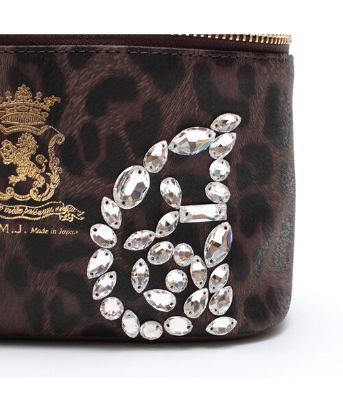 Accesoires De Mademoiselle / アクセソワ・ドゥ・マドモワゼル ショルダーバッグ | フィバナイラ/スワロ付バニティバッグ18cm(ショルダーストラップ付) | 詳細11