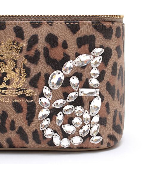 Accesoires De Mademoiselle / アクセソワ・ドゥ・マドモワゼル ショルダーバッグ | フィバナイラ/スワロ付バニティバッグ18cm(ショルダーストラップ付) | 詳細17