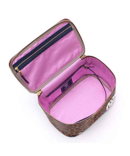 Accesoires De Mademoiselle / アクセソワ・ドゥ・マドモワゼル ショルダーバッグ | フィバナイラ/スワロ付バニティバッグ24cm(ショルダーストラップ付) | 詳細1